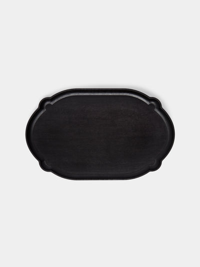 Ifuji - Italian Hand-Carved Wood Medium Tray -  - ABASK - 