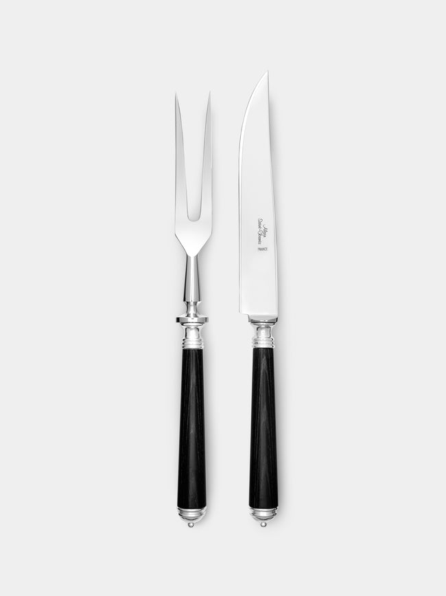Alain Saint-Joanis - Marbella Ebony Carving Knife and Fork -  - ABASK - 