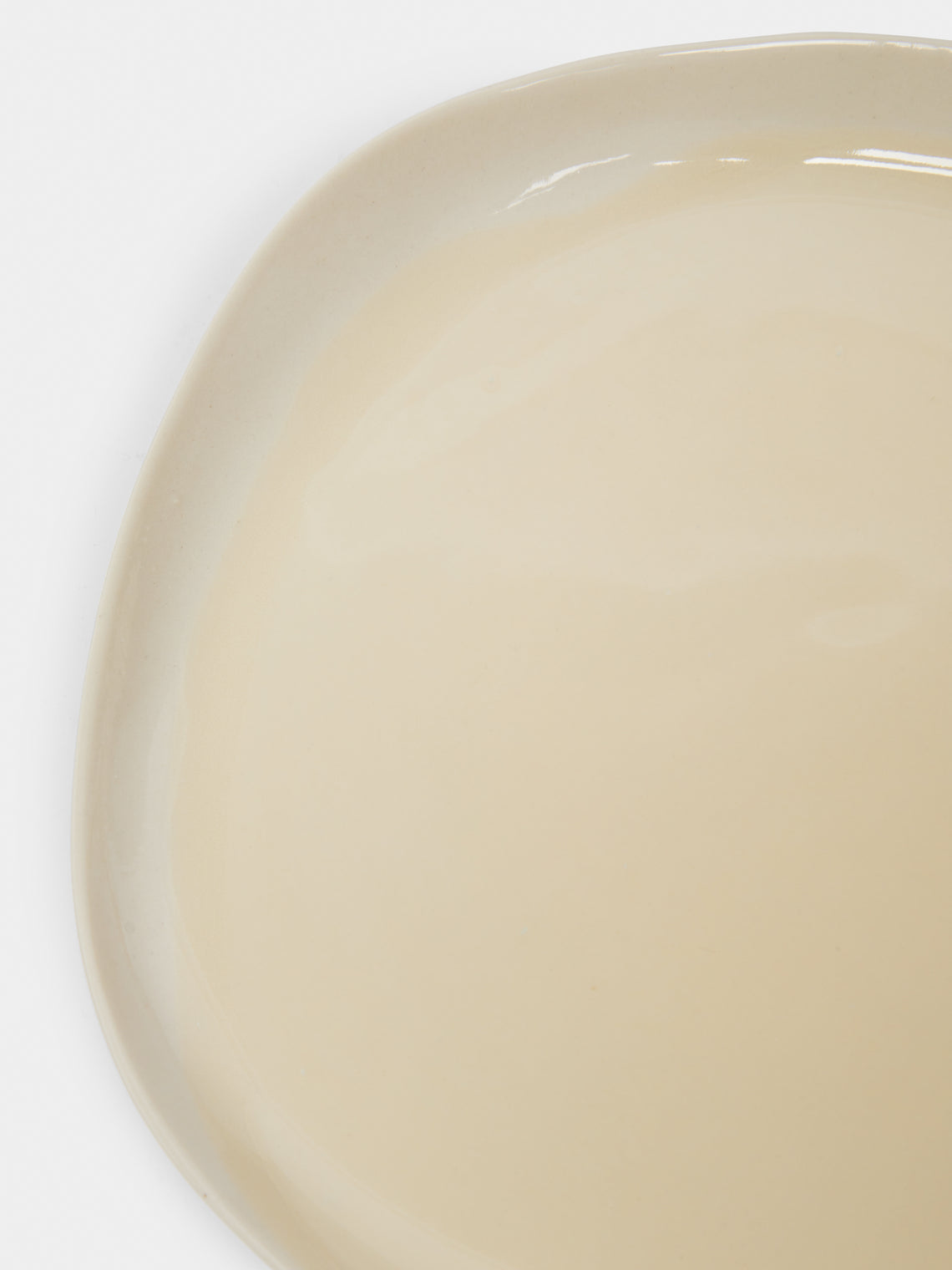 Pottery & Poetry - Hand-Glazed Porcelain Side Plates (Set of 4) - White - ABASK