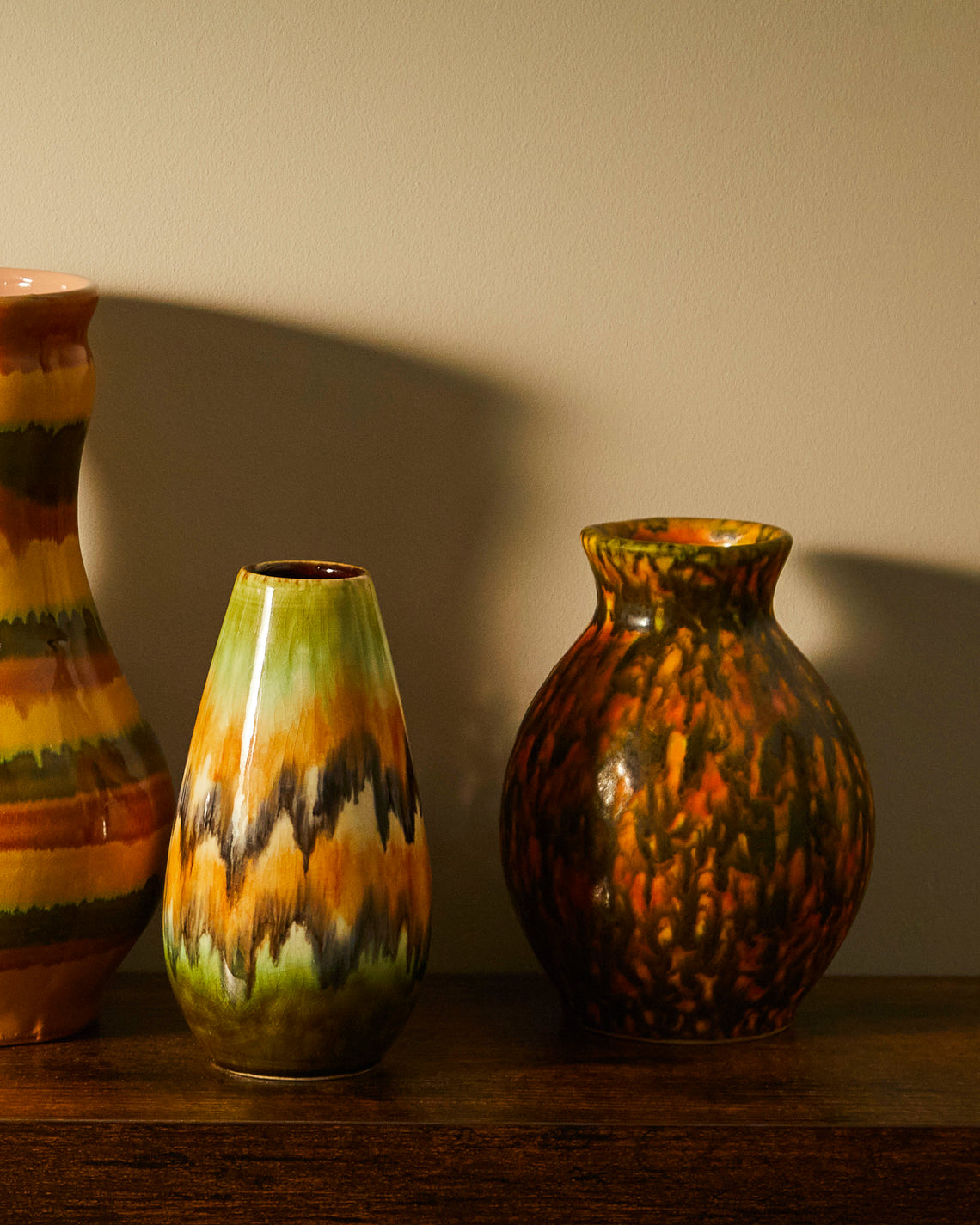 1950-1970 Fat Lava Vase