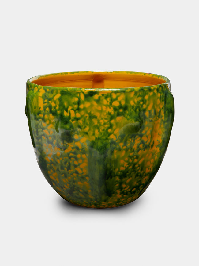 Antique and Vintage - 1950-1970 Fat Lava Bowl - Green - ABASK - 