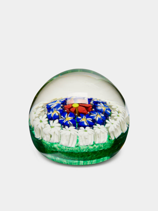 Antique and Vintage - 1970s Millefiori Murano Glass Paperweight - Multiple - ABASK - 