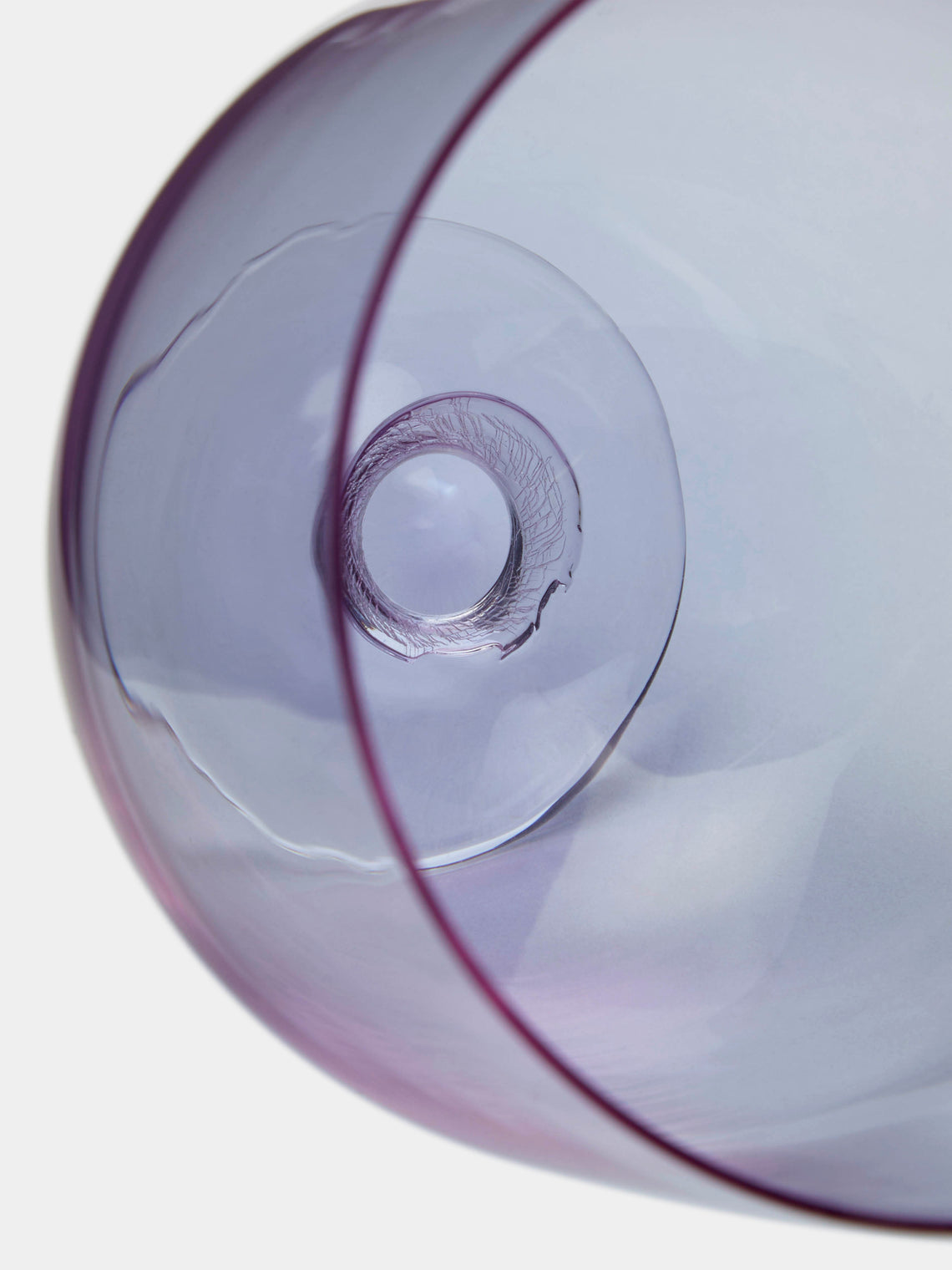 NasonMoretti - Archive Revival 1988 Hand-Blown Murano Water Glass - Purple - ABASK