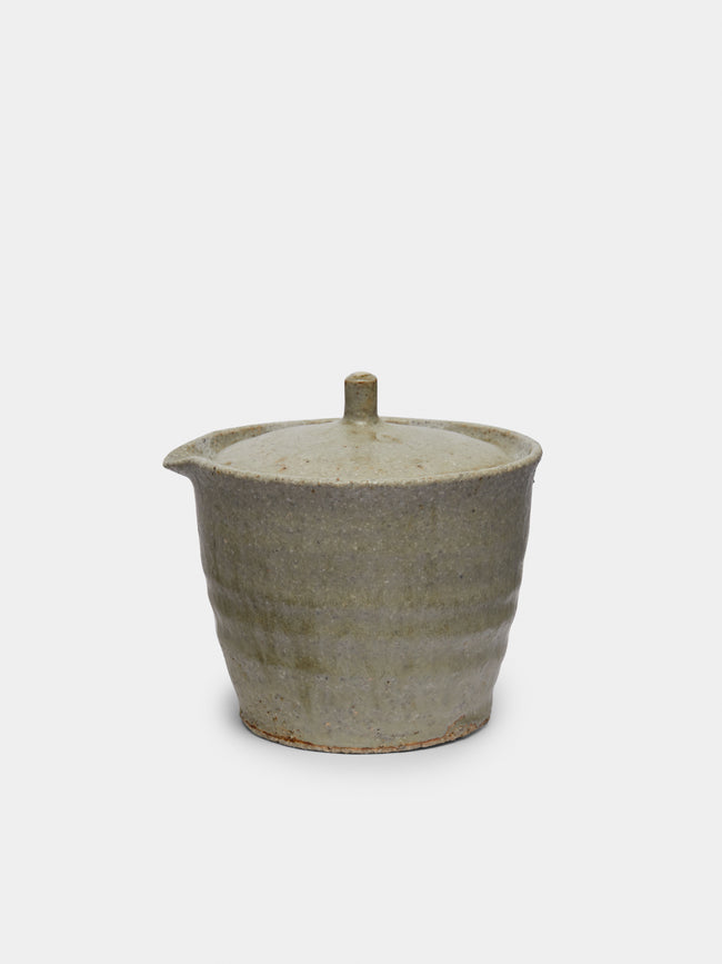 Ingot Objects - Shiboridashi Ash-Glazed Ceramic Teapot - Beige - ABASK - 
