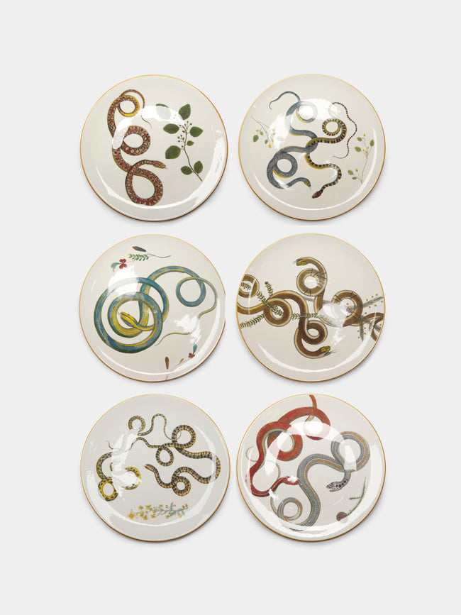 Laboratorio Paravicini - Serpi Ceramic Dinner Plates (Set of 6) -  - ABASK