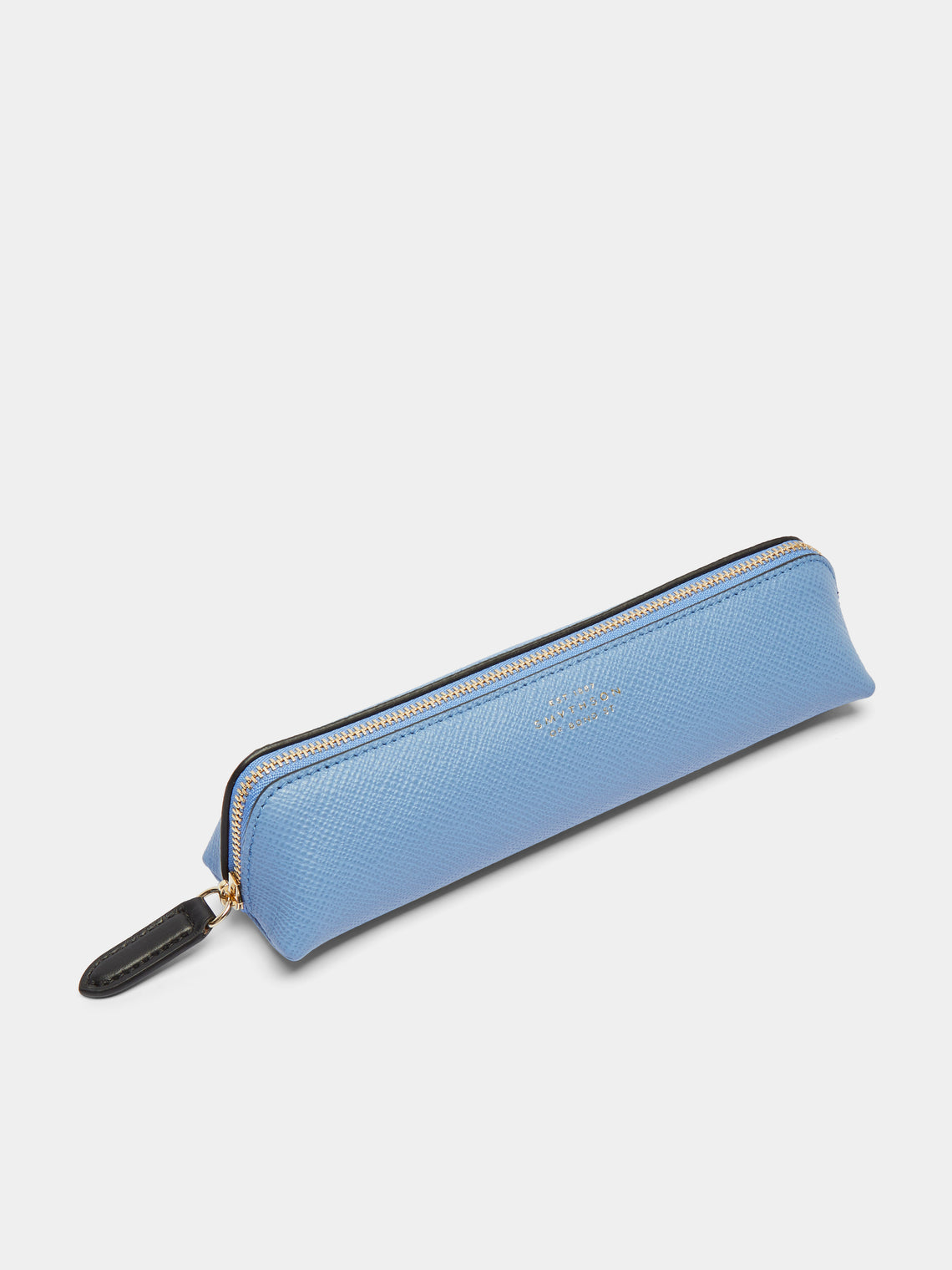 Smythson - Panama Leather Pencil Case - Light Blue - ABASK