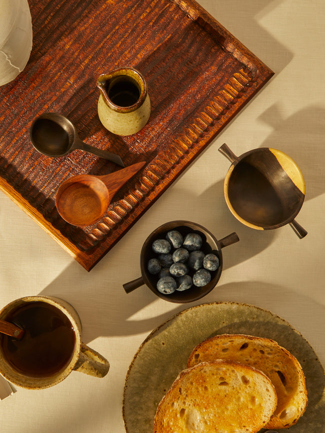 Qäsa Qäsa Carvers - DNU Hand-Carved Blackwood Snack Bowls (Set of 3) -  - ABASK