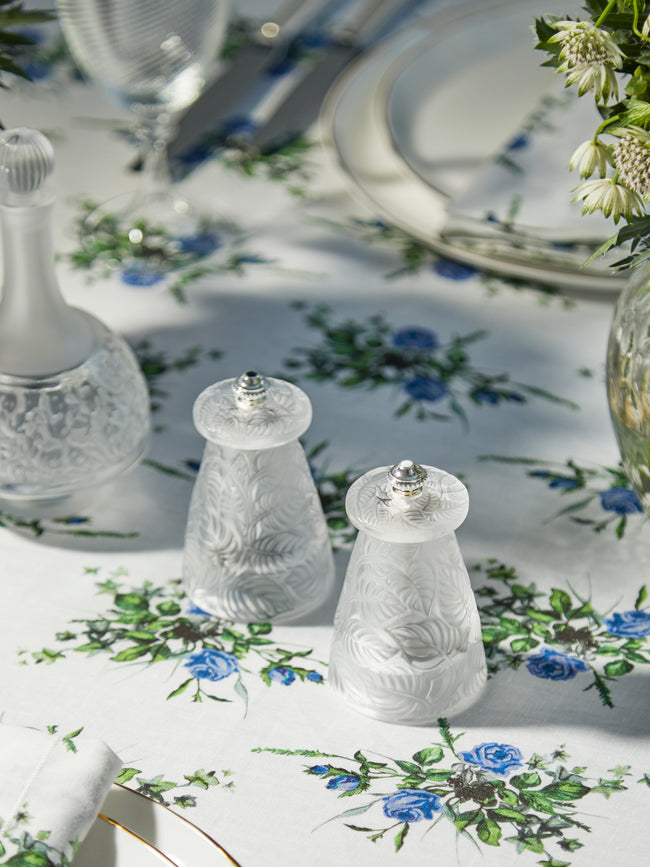 Lalique - Hand-Engraved Crystal Salt and Pepper Mill (Set of 2) -  - ABASK