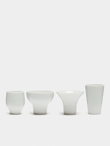 Kaneko Kohyo - Ikkonhai Ceramic Sake Cups (Set of 4) -  - ABASK - [thumbnail]