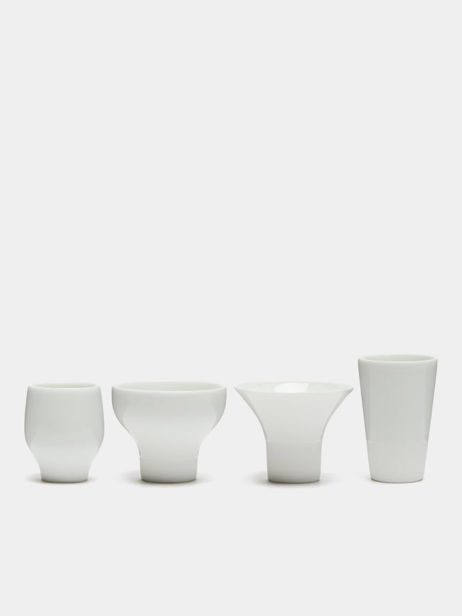 Kaneko Kohyo - Ikkonhai Ceramic Sake Cups (Set of 4) -  - ABASK - 