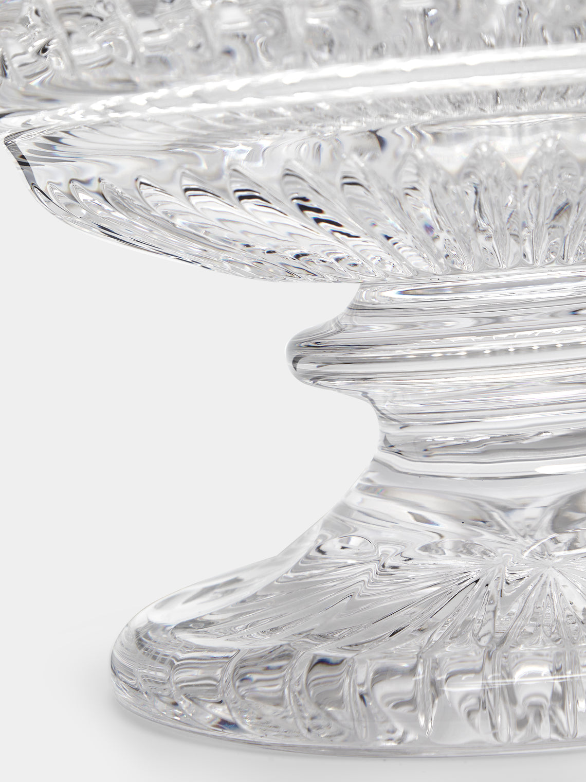 Waterford - Cut Crystal Footed Centrepiece - Clear - ABASK