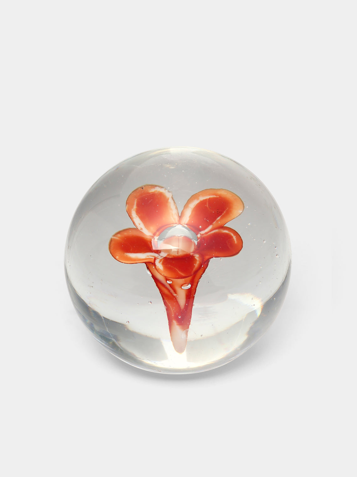 Antique and Vintage - 1960s Venini Murano Paperweight - Clear - ABASK - 