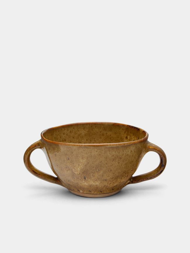 Mervyn Gers Ceramics - Hand-Glazed Ceramic Handled Soup Bowls (Set of 6) -  - ABASK - 