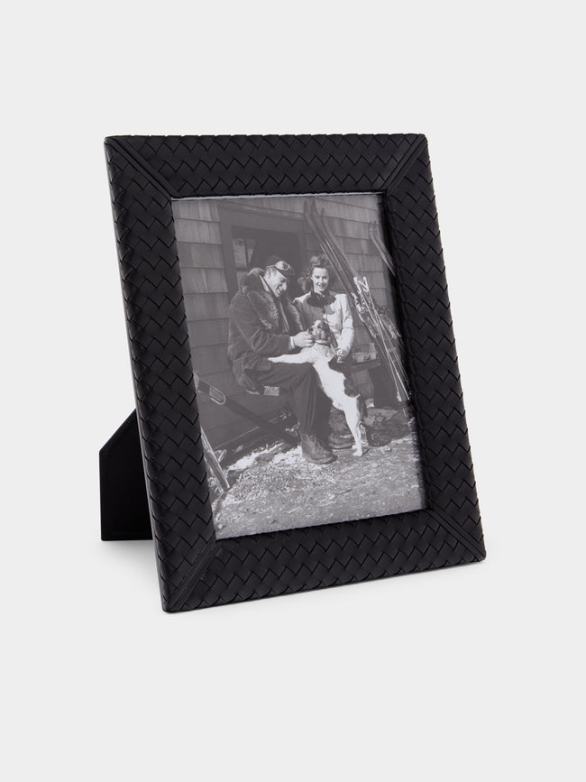 Riviere - Woven Leather Photo Frame -  - ABASK - 