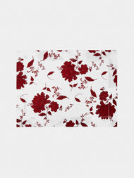 Emilia Wickstead - Linen Floral Placemats (Set of 4) - Red - ABASK - 