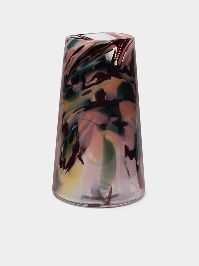 The Glass Studio - Marbled Hand-Blown Glass Vase -  - ABASK - 