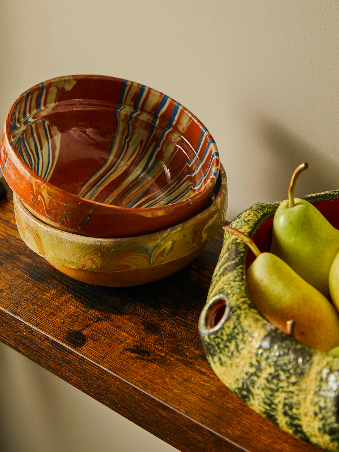 Antique and Vintage - 1950-1970 Romanian Bowl - Orange - ABASK