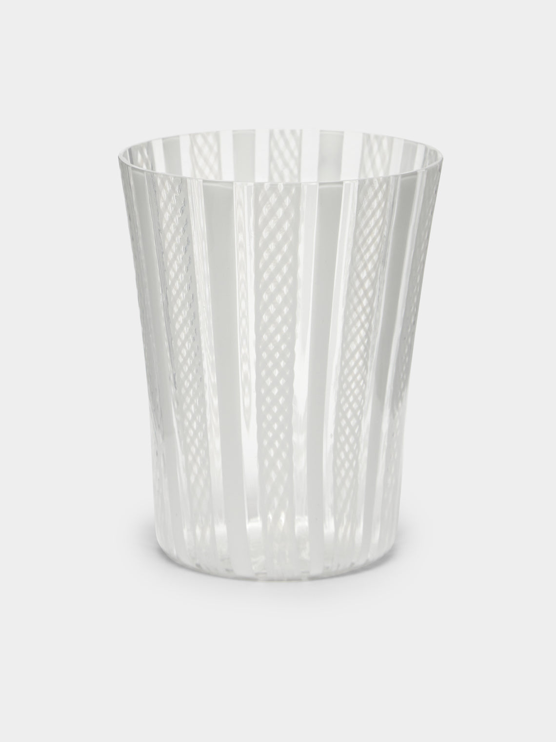 NasonMoretti - Canova Hand-Blown Murano Glass Tumbler - White - ABASK - 