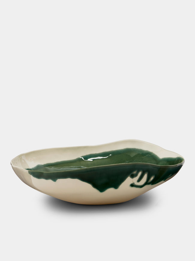 Pottery & Poetry - Hand-Glazed Porcelain Salad Bowl -  - ABASK - 