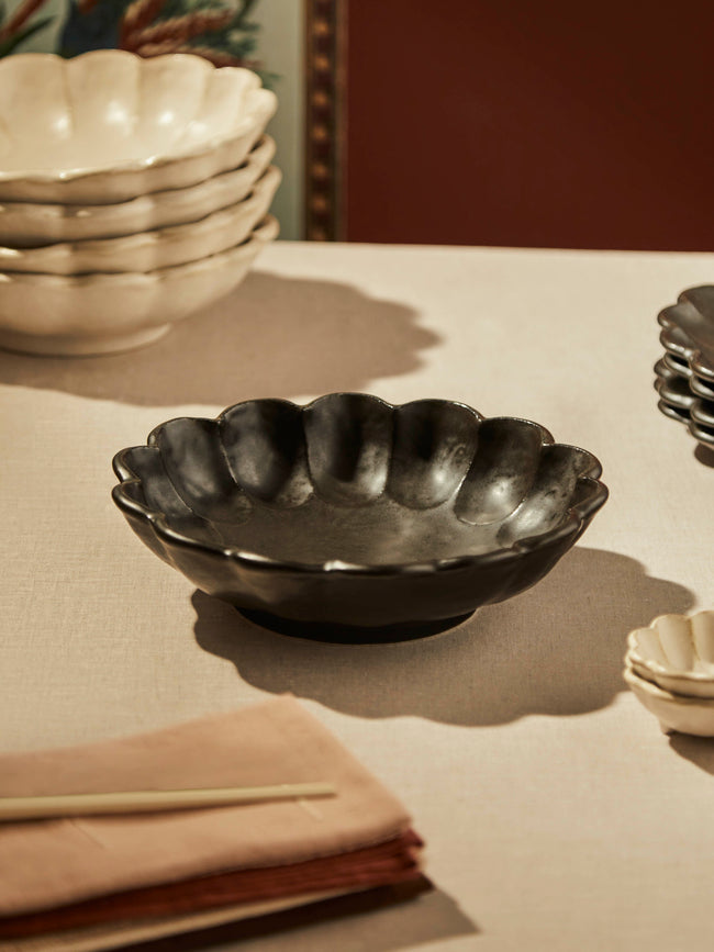 Kaneko Kohyo - Rinka Ceramic Medium Bowls (Set of 4) -  - ABASK