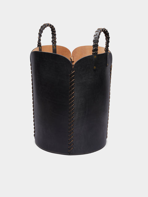 Otis Ingrams - Woven Leather Basket -  - ABASK - 