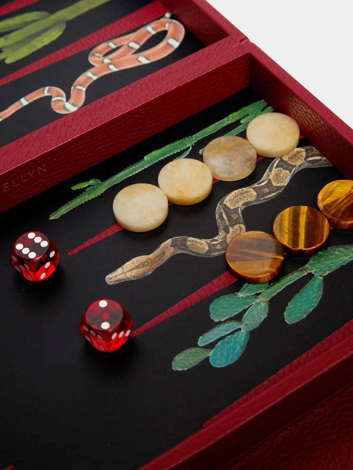 Alexandra Llewellyn - Snake Travel Backgammon Set -  - ABASK