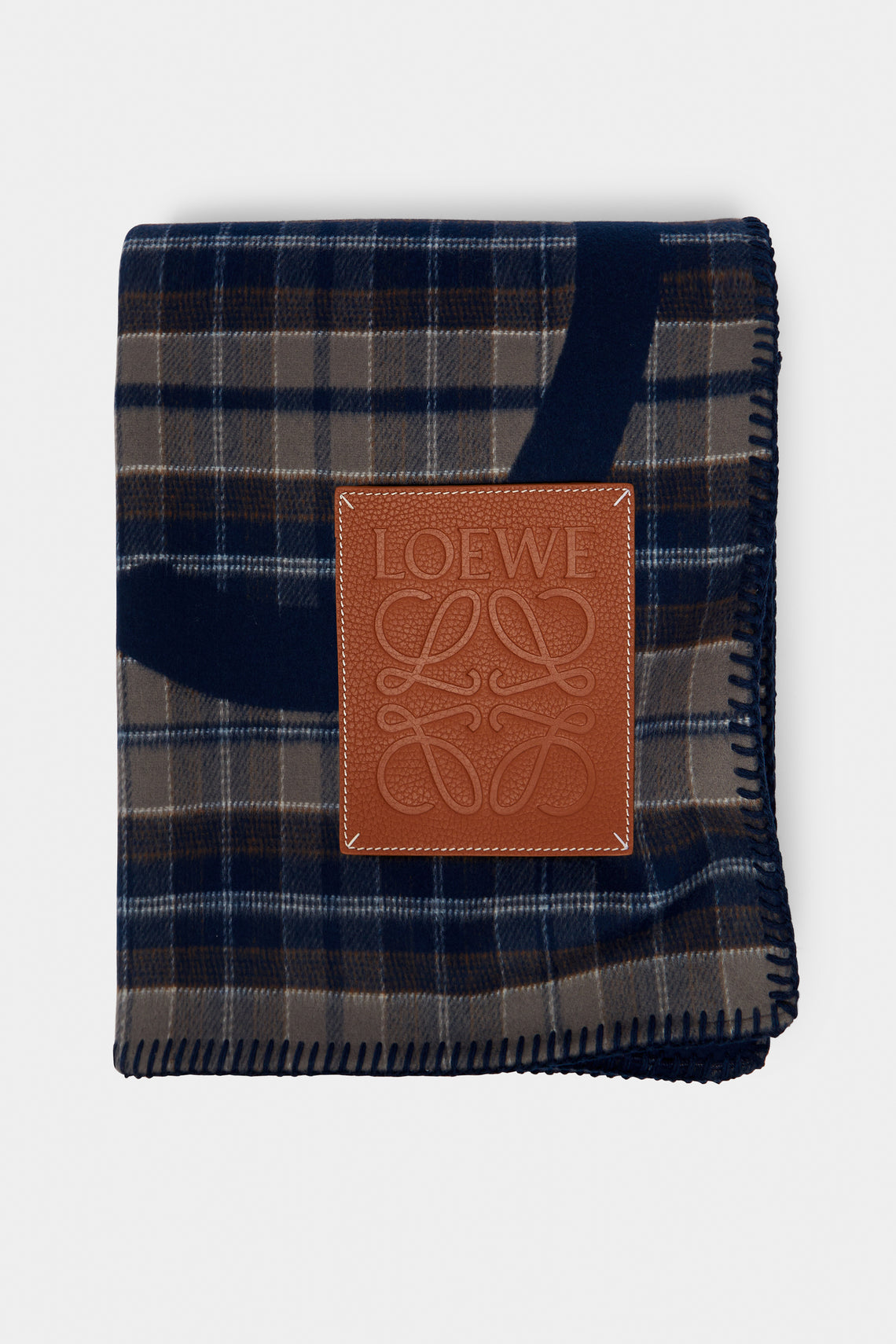 Loewe Home - Mohair Check Blanket - Multiple - ABASK - 
