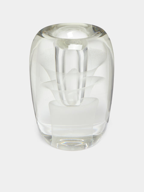 Antique and Vintage - 1960s Rosenthal Studio-Linie Crystal Vase - Clear - ABASK - 