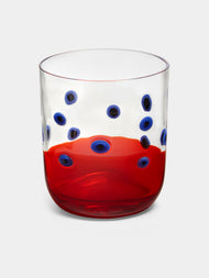Carlo Moretti - Bora Hand-Blown Murano Glass Tumbler - Red - ABASK - 