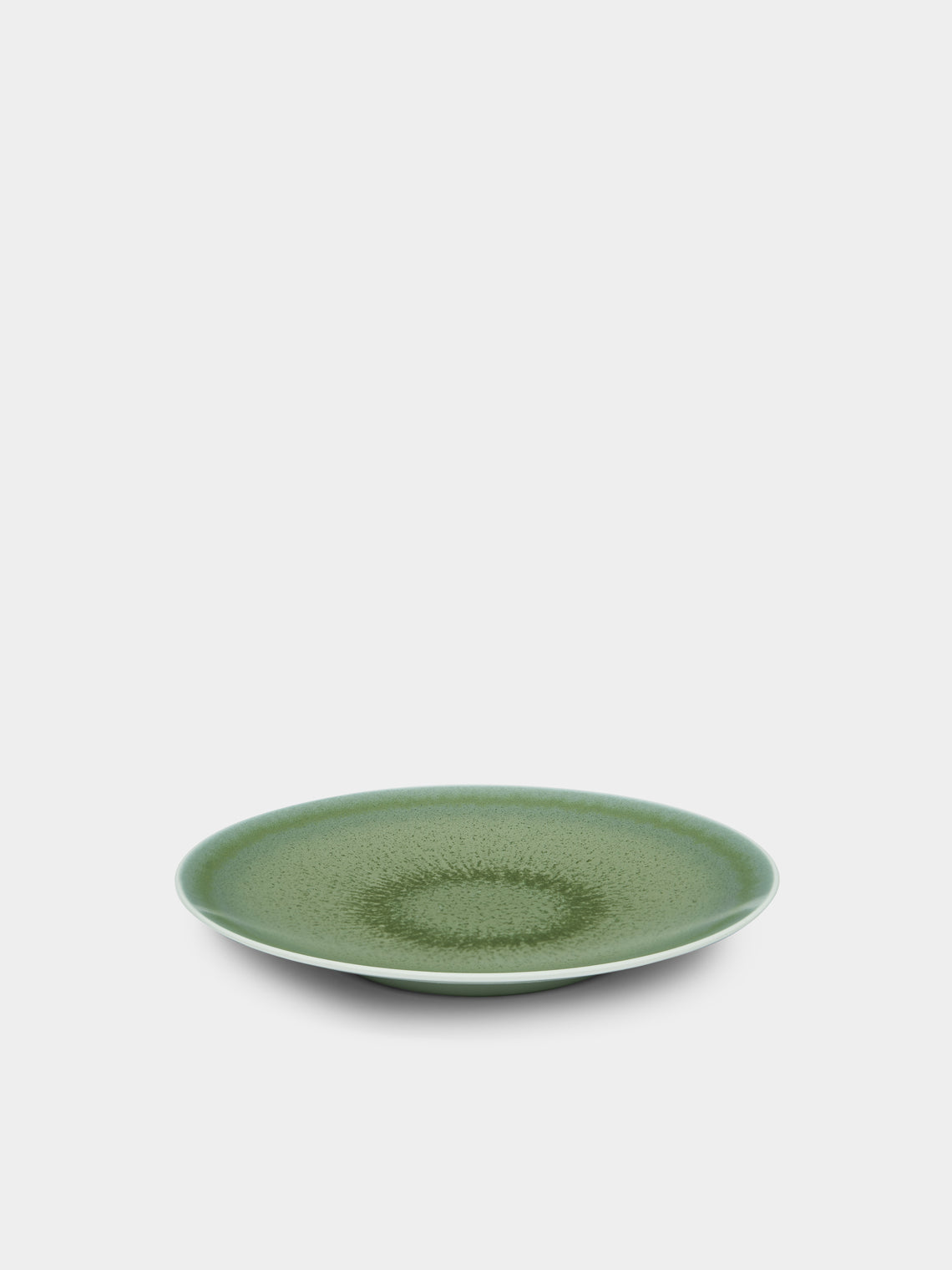 Jaune de Chrome - Todra Porcelain Dessert Plate - Green - ABASK