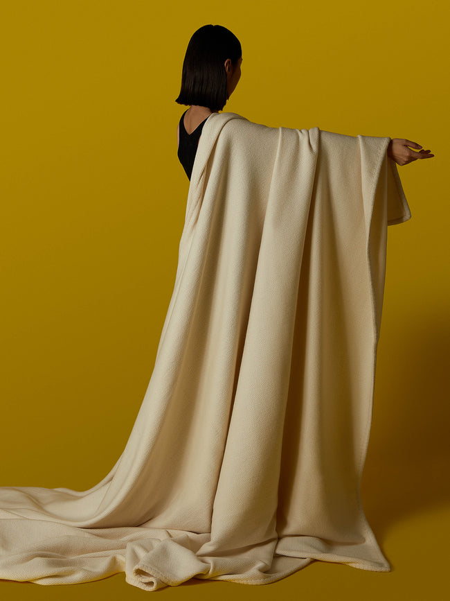 Rose Uniacke - Hand-Dyed Cashmere Large Blanket -  - ABASK