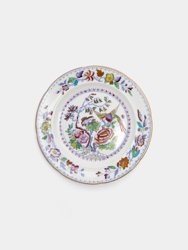 Antique and Vintage - 1870s Flying Bird Mason Ironstone Tea Plate (Set of 10) - Multiple - ABASK - 