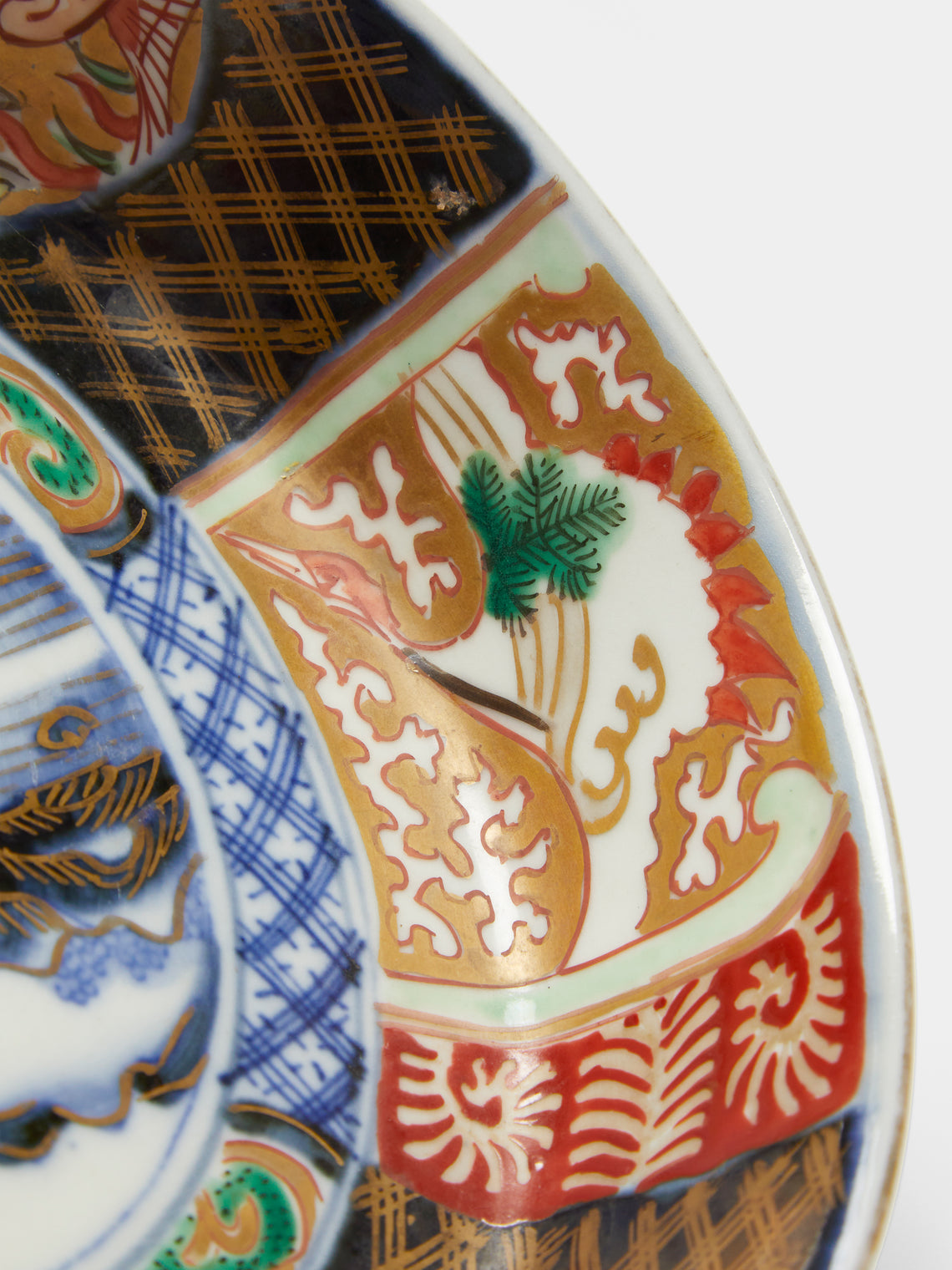 Antique and Vintage - 1920-1930 Japanese Imari Porcelain Bowl (Set of 3) - Multiple - ABASK