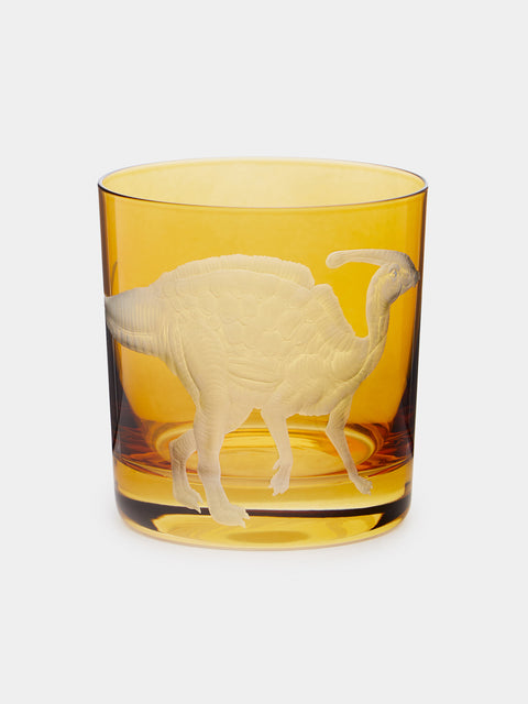 Artel - Parasaurolophus Hand-Engraved Crystal Glass -  - ABASK - 