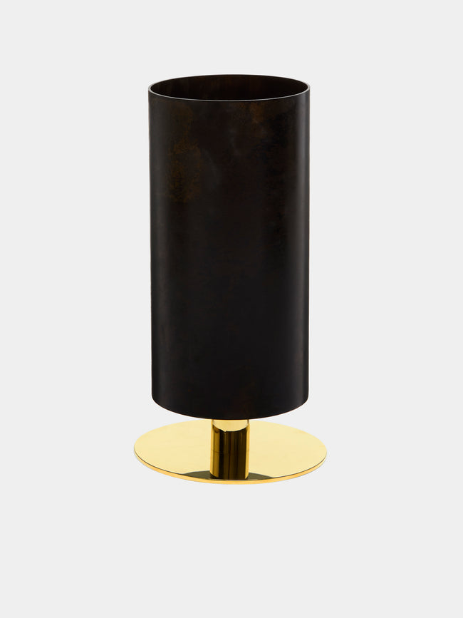 Carl Auböck - Brass and Cast Iron Vase on Pedestal -  - ABASK - 