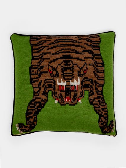 Saved NY - Tiger Cashmere Pillow -  - ABASK - [thumbnail]