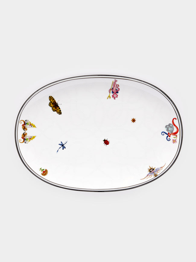 Ginori 1735 - Arcadia Porcelain Oval Platter -  - ABASK - 