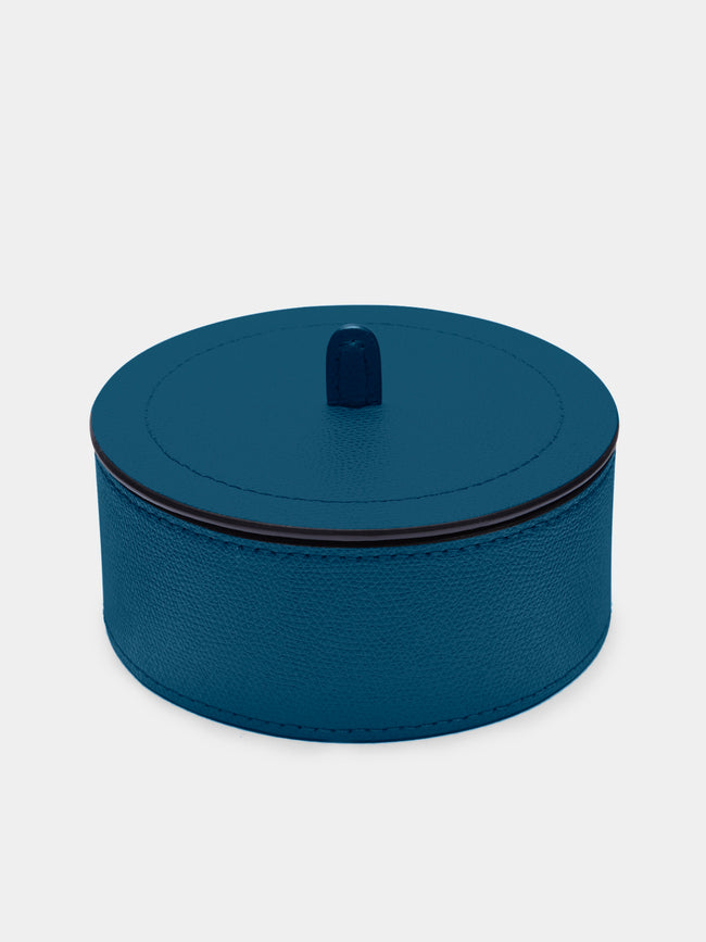 Giobagnara - Harris Leather Medium Trinket Box -  - ABASK - 