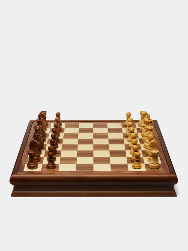 Dal Negro - Limewood Chess and Draughts Set -  - ABASK - 