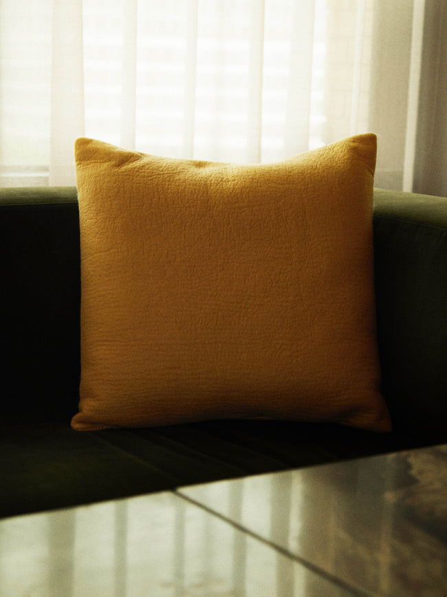 Rose Uniacke - Hand-Dyed Felted Cashmere Large Cushion -  - ABASK