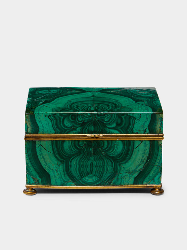 Antique and Vintage - 19th Century Malachite and Gilt Bronze Box -  - ABASK - 