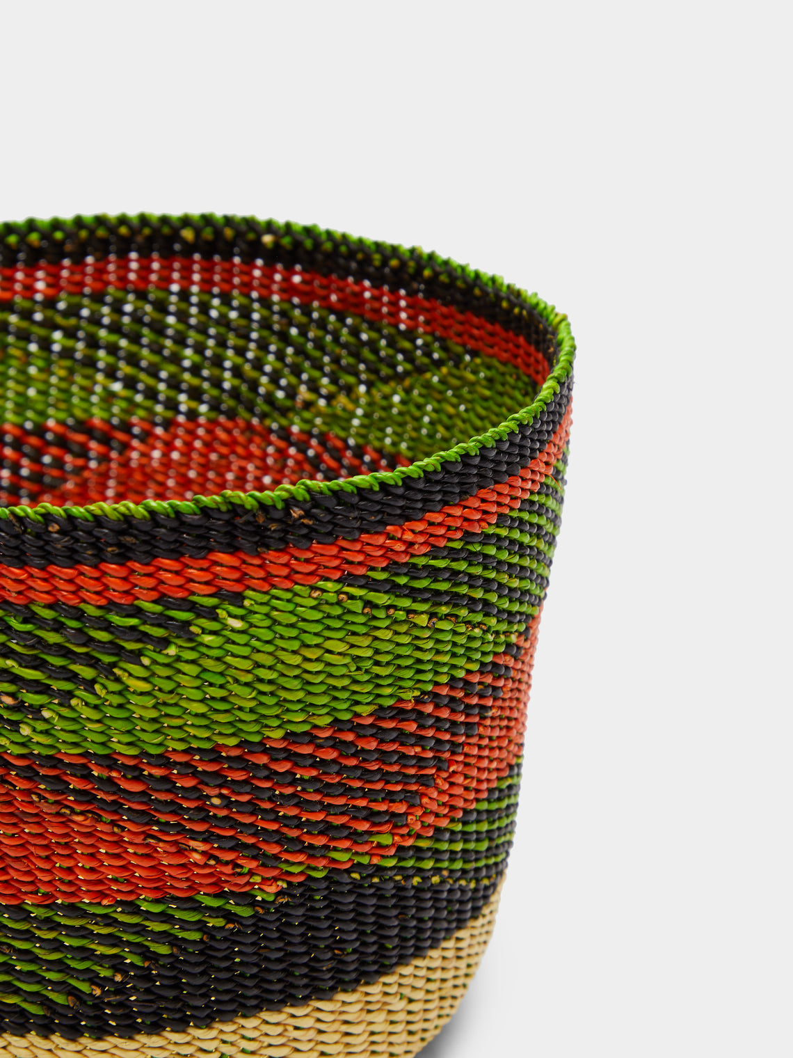 Baba Tree - Banasco Handwoven Elephant Grass Lidded Basket - Multiple - ABASK