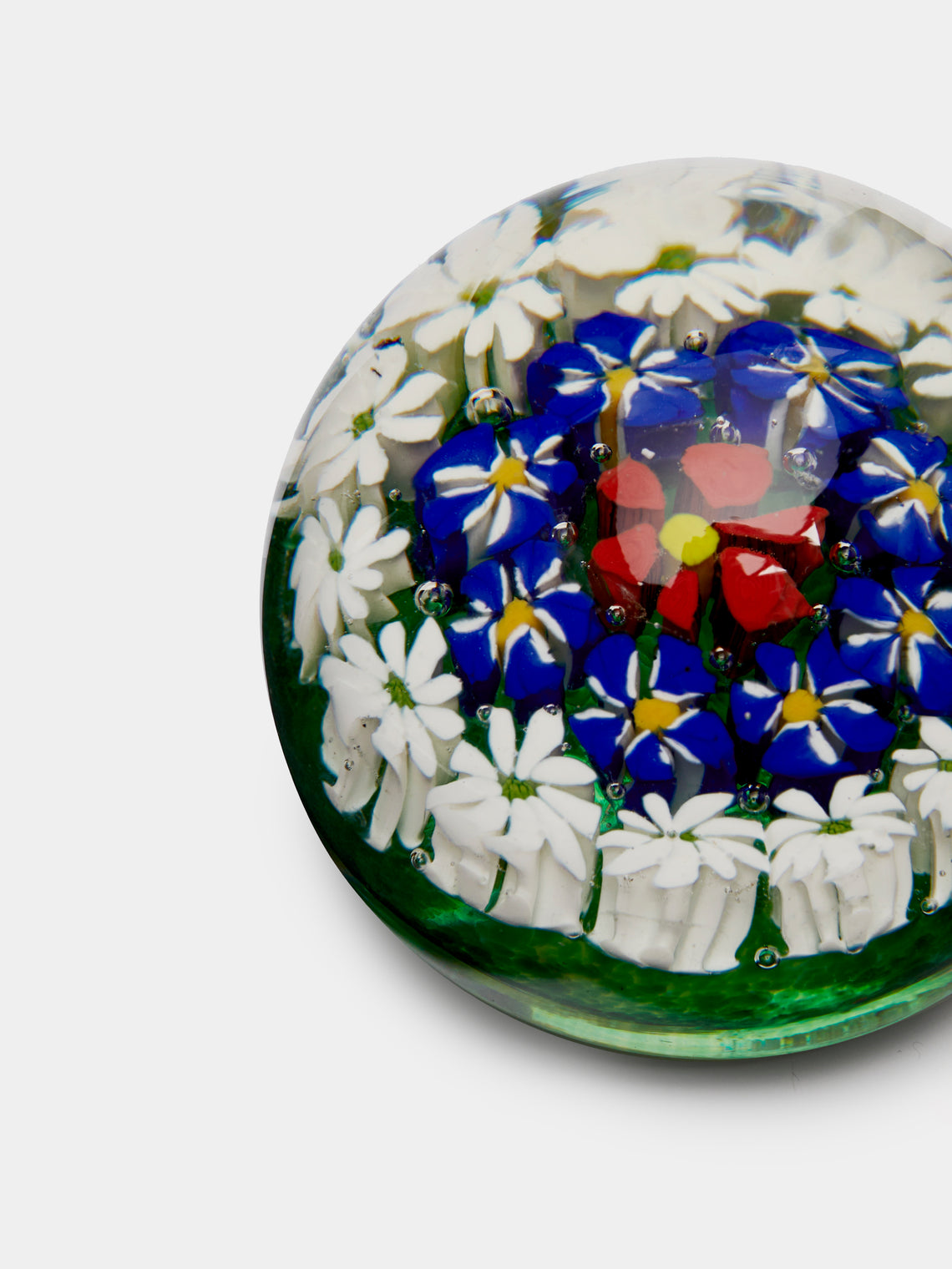 Antique and Vintage - 1970s Millefiori Murano Glass Paperweight - Multiple - ABASK