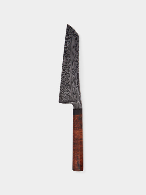 Bodman Blades - Hand-Forged Afzelia Xylay Wood and Damascus Steel Gyuto Knife -  - ABASK - 