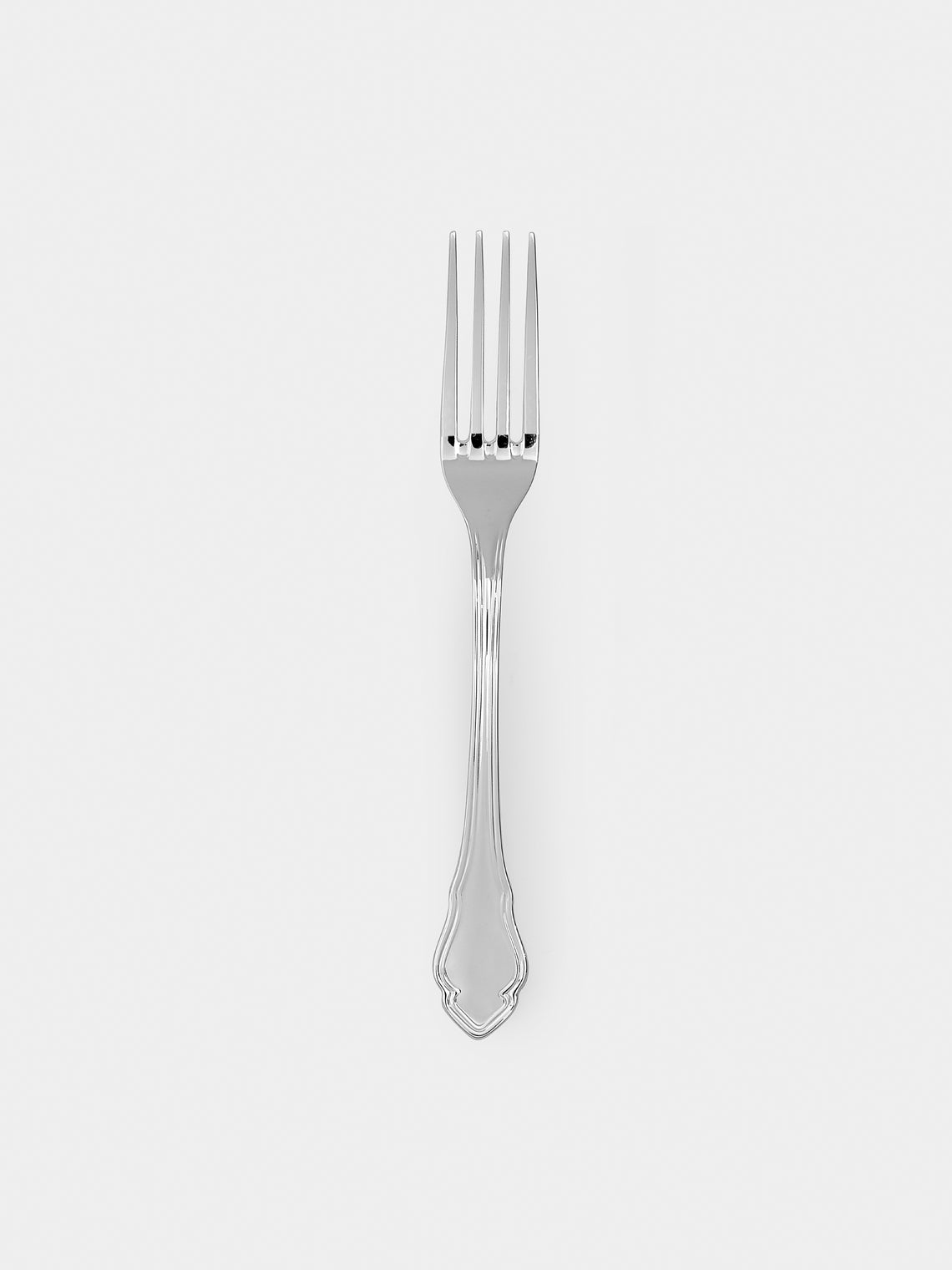 Zanetto - Barocco Silver-Plated Fruit Fork - Silver - ABASK - 
