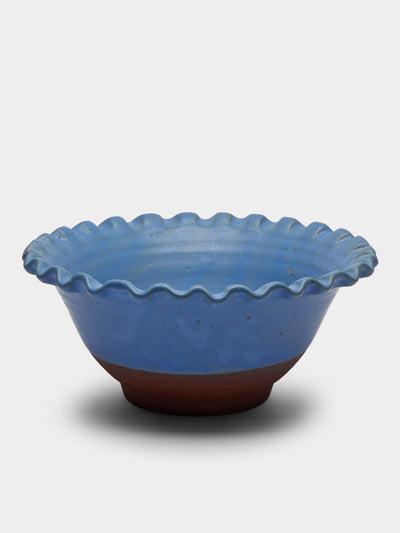 Perla Valtierra - Hand-Glazed Ceramic Large Serving Bowl -  - ABASK - 