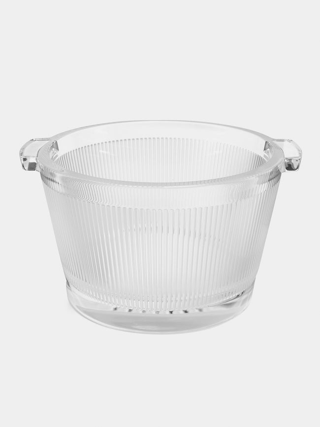 Lalique - Hand-Blown Crystal Ribbed Ice Bucket -  - ABASK - 