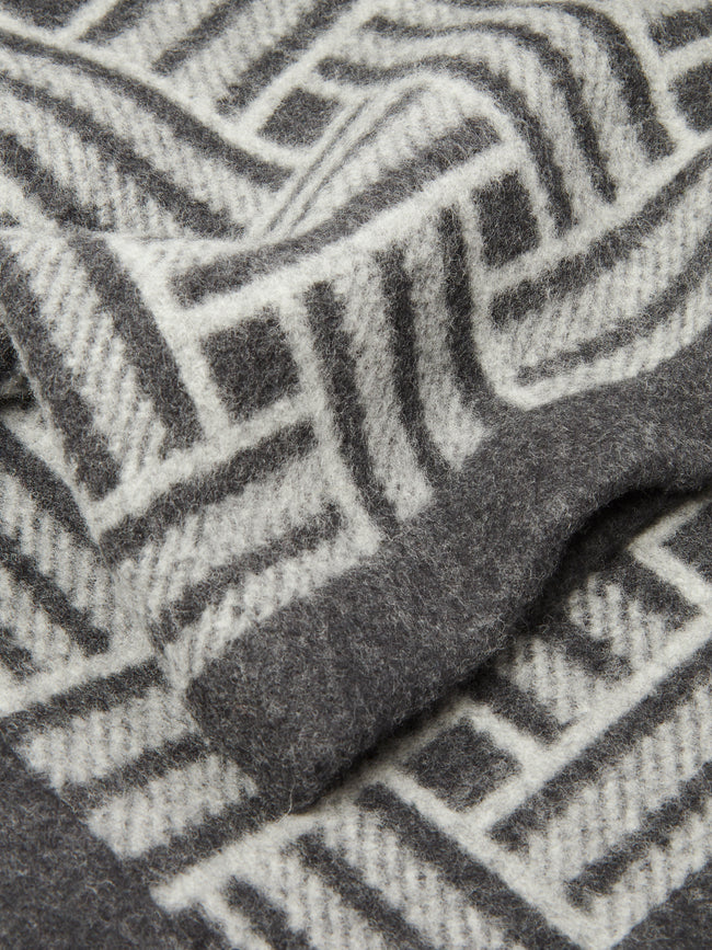 Johnstons of Elgin - Basket Weave Wool Blanket -  - ABASK