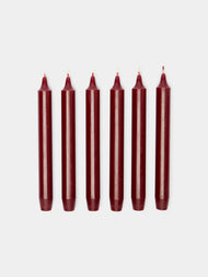 Trudon - Tapered Candles (Set of 6) - Burgundy - ABASK - 