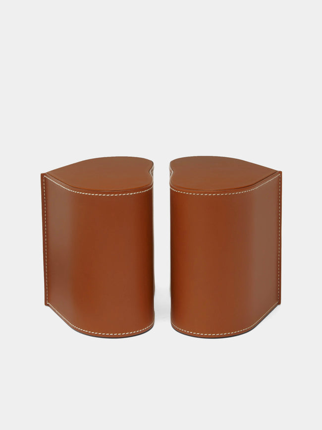 Connolly - Heart Leather Bookends -  - ABASK - 